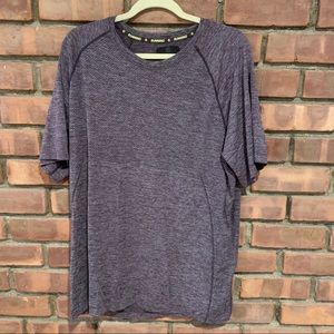 Champion purple short sleeve workout tee